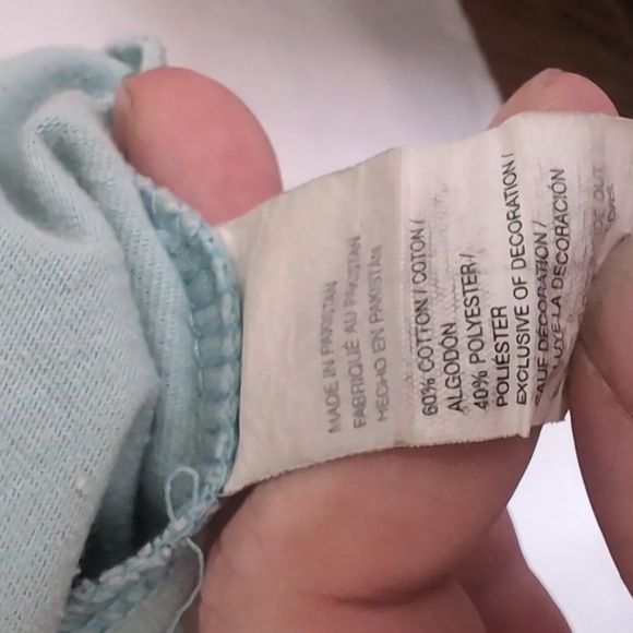 Izod Saltwater Teal The Stoney Crab Tee Size Small - Picture 4 of 5